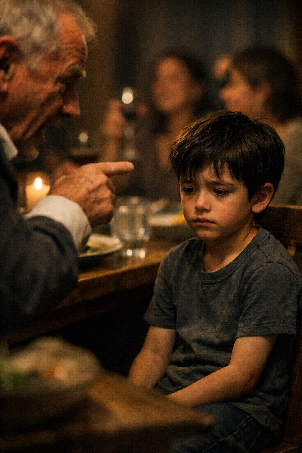 MY FATHER HUMILIATED MY 8-YEAR-OLD SON AT THE DINNER TABLE… AND THAT WAS THE NIGHT I STOPPED BEING HIS DAUGHTER.