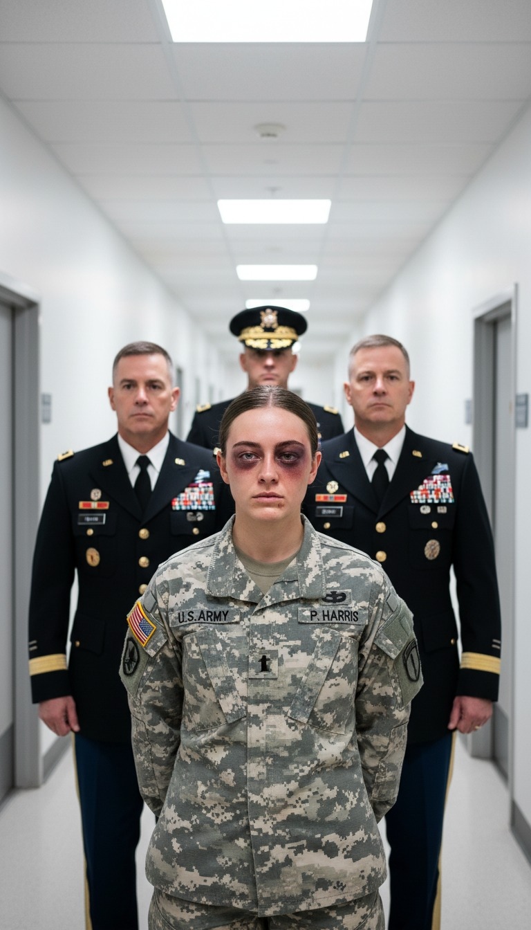 “He Slapped a Woman in the Mess Hall — Minutes Later, Three Generals Locked Down the Entire Base”…